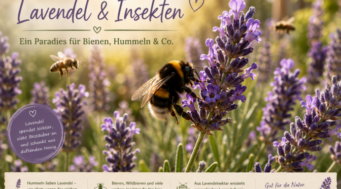 Lavendel & Insekten – warum Hummeln, Bienen & Co. ihn lieben