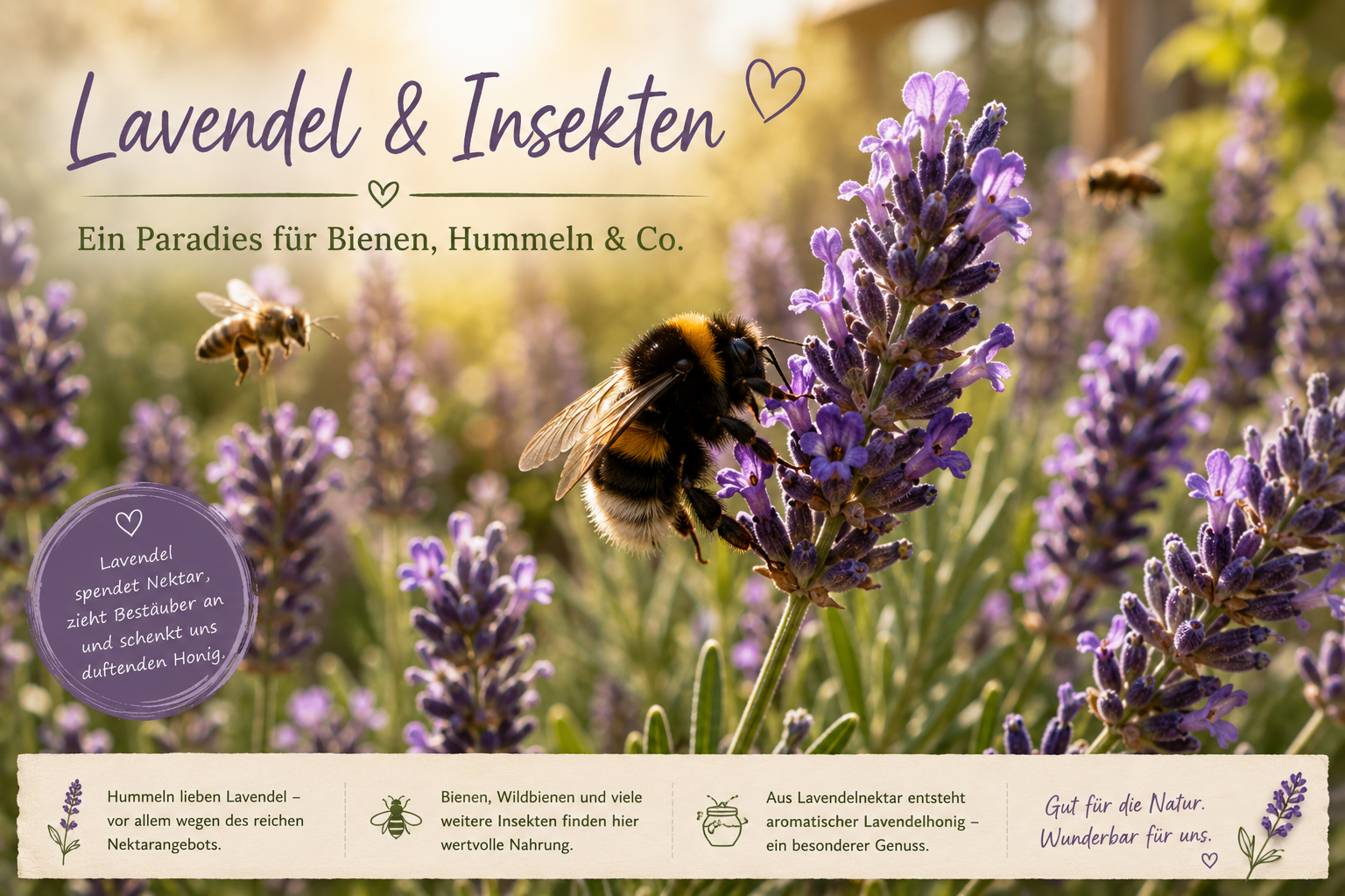 Lavendel und Insekten 